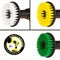Drill Brush Power Scrubber By Useful Products 7 in W 5 in L Brush, Variety 5in-S-GWY-H-DB - alternate 7